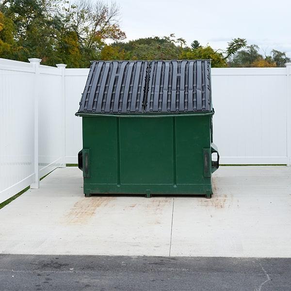 commercial dumpsters clears their containers based upon the frequency designated by their clients